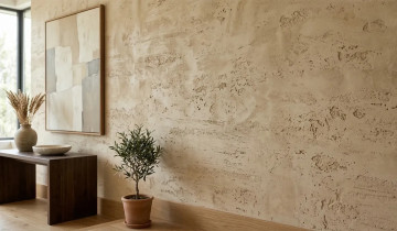 Декоративна штукатурка з ефектом "Травертин" для стін Granito Tarvertino, 20 кг (Граніто Травертіно)